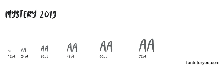 MYSTERY 2019 Font Sizes