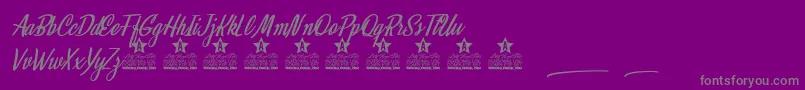En savoir plus sur la police Mystical Eyes Personal Use Police Mystical Eyes Personal Use – polices grises sur fond violet