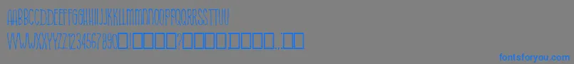 MySweety Regular-Schriftart – Blaue Schriften auf grauem Hintergrund