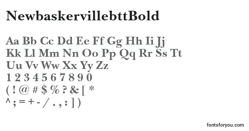 NewbaskervillebttBold Font – alphabet, numbers, special characters