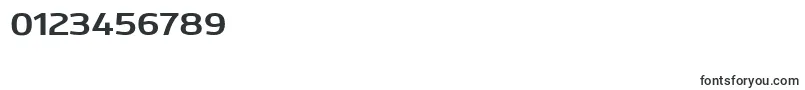KuroBold-Schriftart – Schriften für Zahlen und Nummern