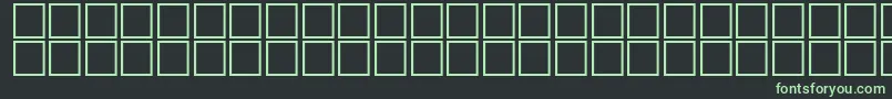 Шрифт KhalidKing – зелёные шрифты на чёрном фоне