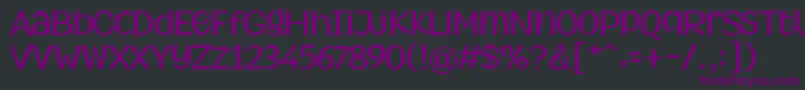 MythicalGarden Font – Purple Fonts on Black Background