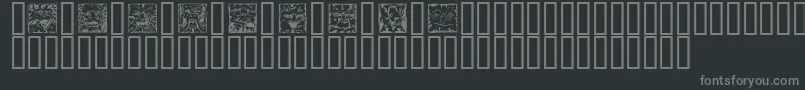 MYTHS    Font – Gray Fonts on Black Background