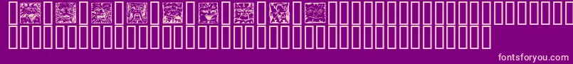 MYTHS    Font – Pink Fonts on Purple Background