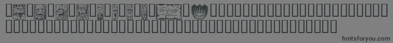 MYTHW    Font – Black Fonts on Gray Background