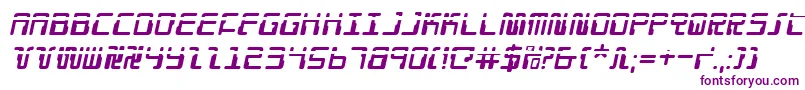 DroidLoverLaserItalic-fontti – violetit fontit