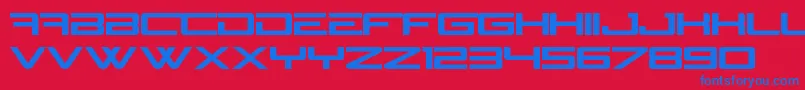 Więcej informacji o czcionce N Gage Czcionka N Gage – niebieskie czcionki na czerwonym tle