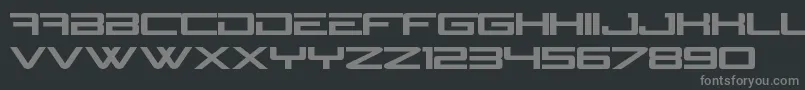 N Gage Font – Gray Fonts on Black Background