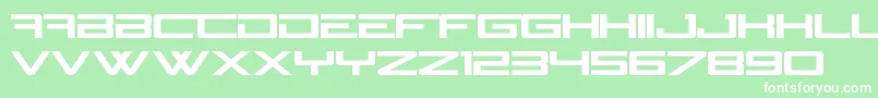 N Gage Font – White Fonts on Green Background