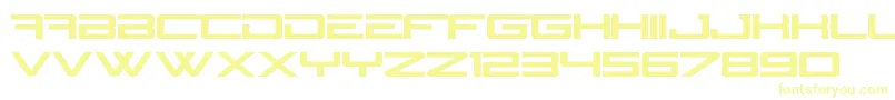 Czcionka N Gage – żółte czcionki