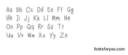 Nadezna s handwriting regular-fontti