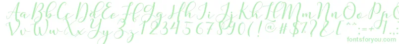 Fonte Nafigat Script – fontes verdes