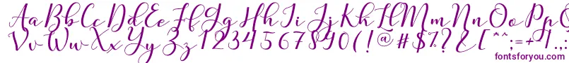 Police Nafigat Script – polices violettes