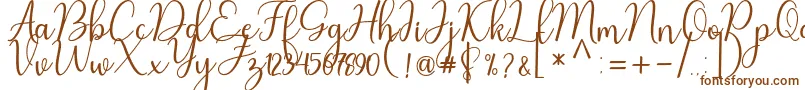 Weitere Informationen zur Nafila-Schriftart Nafila-Schriftart – Braune Schriften