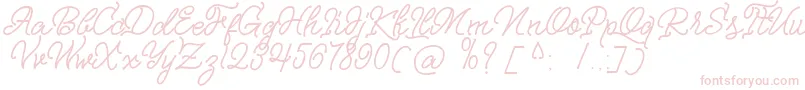 Fonte Nagata Script – fontes cor-de-rosa