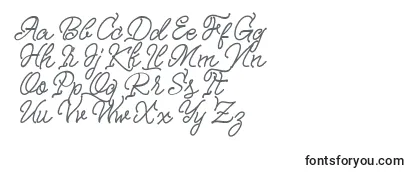 Schriftart Nagata Script