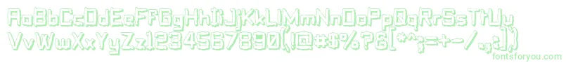 PilloTalkSoft Font – Green Fonts on White Background