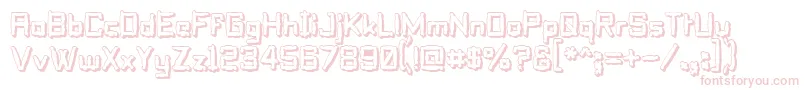 PilloTalkSoft Font – Pink Fonts on White Background