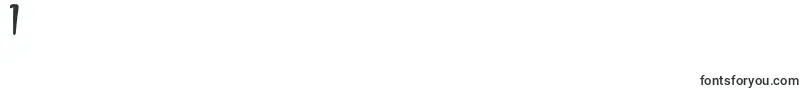 フォントNaishila Caps – フォント数字1
