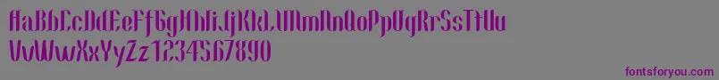 Nallo Font – Purple Fonts on Gray Background