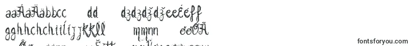 Шрифт Vtksgarotabonita – словацкие шрифты