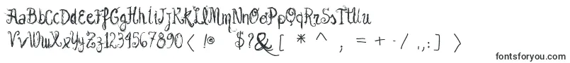 Vtksgarotabonita-Schriftart – Blumen-Schriften