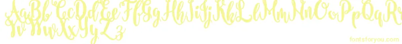 nanda FREE Font – Yellow Fonts