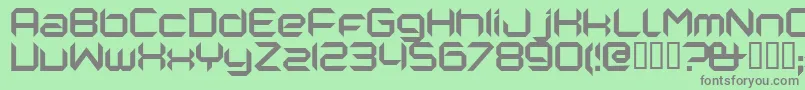 NANORG   Font – Gray Fonts on Green Background