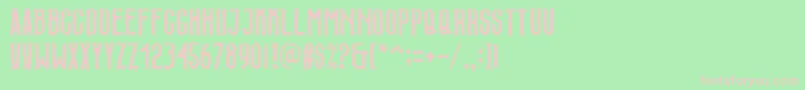 naonweh serif Font – Pink Fonts on Green Background