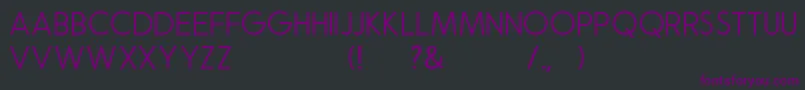 Natalia Rosaline Sans Demo Font – Purple Fonts on Black Background