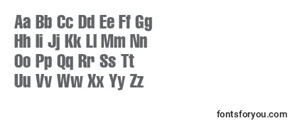 Aglettericacompressedc-fontti