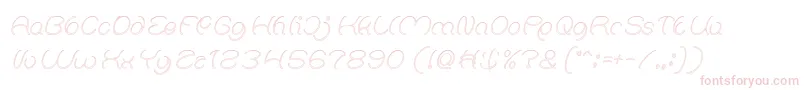 Natalie Hollow Font – Pink Fonts