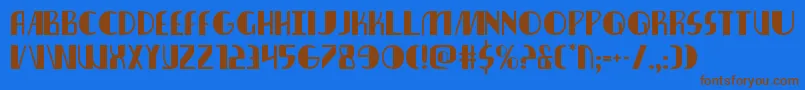 More about nathanbrazil1 1 Font nathanbrazil1 1 Font – Brown Fonts on Blue Background