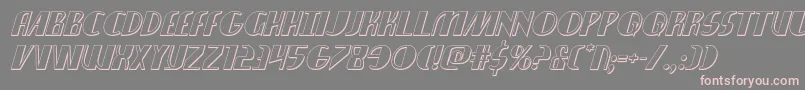 nathanbrazil3dital1 1 Font – Pink Fonts on Gray Background