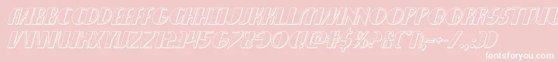 nathanbrazil3dital1 1 Font – White Fonts on Pink Background