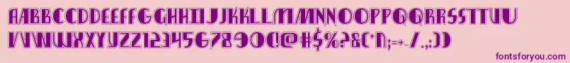 nathanbrazilacad1 1 Font – Purple Fonts on Pink Background