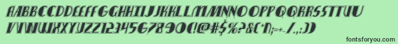 nathanbrazilacadital1 1-Schriftart – Schwarze Schriften auf grünem Hintergrund