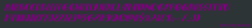 nathanbrazilacadital1 1 Font – Purple Fonts on Black Background