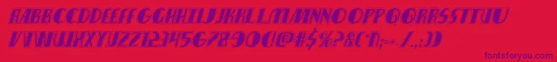 nathanbrazilacadital1 1 Font – Purple Fonts on Red Background