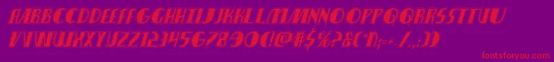 nathanbrazilacadital1 1 Font – Red Fonts on Purple Background