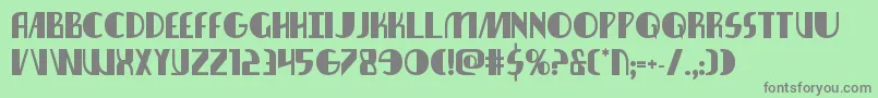 nathanbrazilbold1 1 Font – Gray Fonts on Green Background