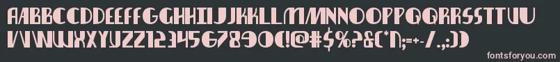 nathanbrazilbold1 1 Font – Pink Fonts on Black Background