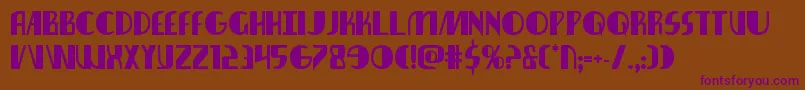 nathanbrazilbold1 1-Schriftart – Violette Schriften auf braunem Hintergrund