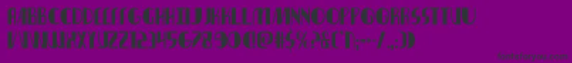 nathanbrazilcond1 1 Font – Black Fonts on Purple Background