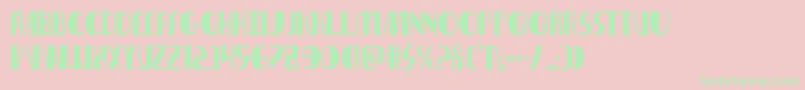 nathanbrazilcond1 1 Font – Green Fonts on Pink Background