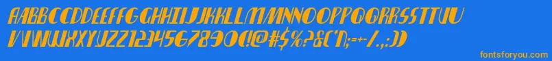nathanbrazilcondital1 1-Schriftart – Orangefarbene Schriften auf blauem Hintergrund