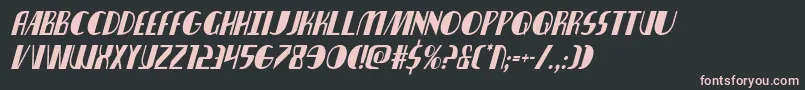 nathanbrazilcondital1 1 Font – Pink Fonts on Black Background