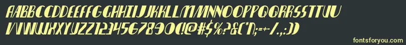 nathanbrazilcondital1 1 Font – Yellow Fonts on Black Background
