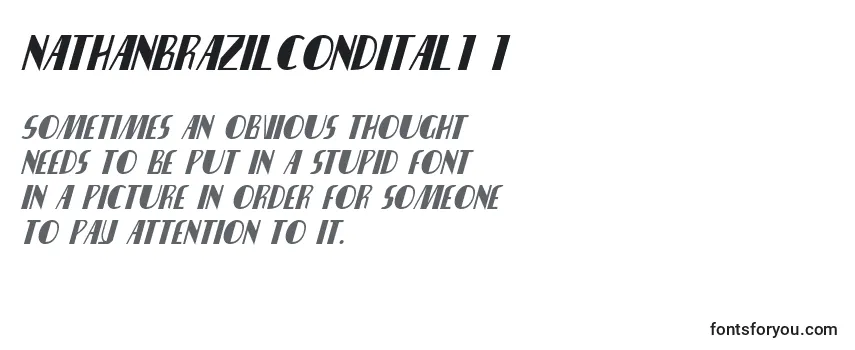 Review of the Nathanbrazilcondital1 1 Font